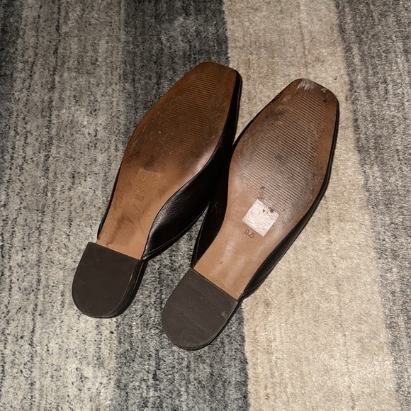 Madewell Black Leather Women's Mules - Picture 3 of 3